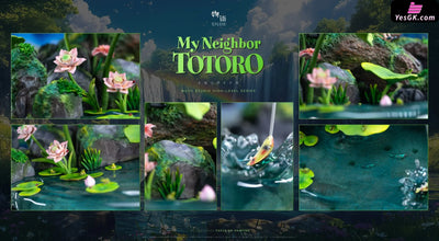 My Neighbor Totoro Memories Series 01 Totoro by the Lotus Pond GK Statue - Wu Yu Studio [Pre-Order] Miyazaki Anime