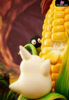 My Neighbor Totoro Totoro Picking Corn 1/1 GK Statue - Long Miao Studio [In-Stock] - Full Payment - Miyazaki Anime