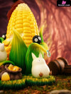 My Neighbor Totoro Totoro Picking Corn 1/1 GK Statue - Long Miao Studio [In-Stock] - Full Payment - Miyazaki Anime