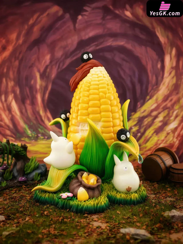 My Neighbor Totoro Totoro Picking Corn 1/1 GK Statue - Long Miao Studio [In-Stock] - Full Payment - Miyazaki Anime