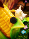 My Neighbor Totoro Totoro Picking Corn 1/1 GK Statue - Long Miao Studio [In-Stock] - Full Payment - Miyazaki Anime