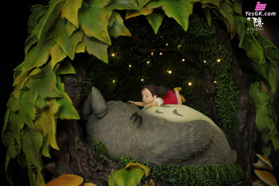 My Neighbor Totoro Silhouette Moment Series Resting in the Tree Hole GK Statue - Shen Yin Studio [Pre-Order] Miyazaki