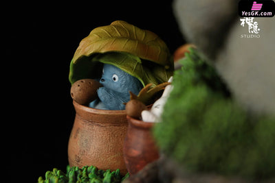 My Neighbor Totoro Silhouette Moment Series Resting in the Tree Hole GK Statue - Shen Yin Studio [Pre-Order] Miyazaki