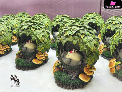 My Neighbor Totoro Silhouette Moment Series Resting in the Tree Hole GK Statue Shen Yin Studio [In Stock] Miyazaki Anime
