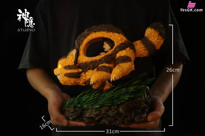 My Neighbor Totoro Silhouette Moments Series Mei & Kitten Bus GK Statue - Shen Yin Studio [Pre-Order] - Miyazaki Anime