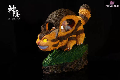 My Neighbor Totoro Silhouette Moments Series Mei & Kitten Bus GK Statue - Shen Yin Studio [Pre-Order] - Miyazaki Anime