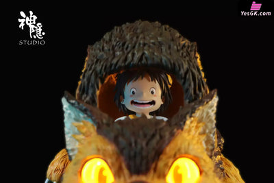 My Neighbor Totoro Silhouette Moments Series Mei & Kitten Bus GK Statue - Shen Yin Studio [Pre-Order] - Miyazaki Anime