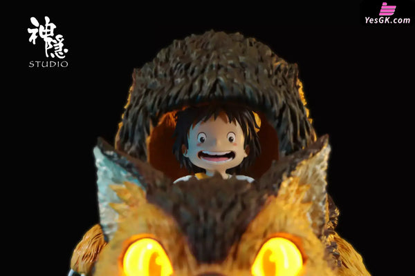 My Neighbor Totoro Silhouette Moments Series Mei & Kitten Bus GK Statue - Shen Yin Studio [Pre-Order] - Miyazaki Anime