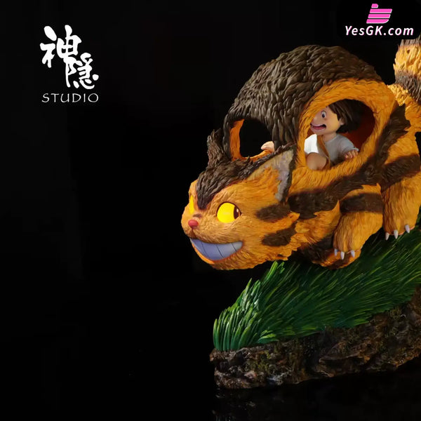 My Neighbor Totoro Silhouette Moments Series Mei & Kitten Bus GK Statue - Shen Yin Studio [Pre-Order] - Miyazaki Anime