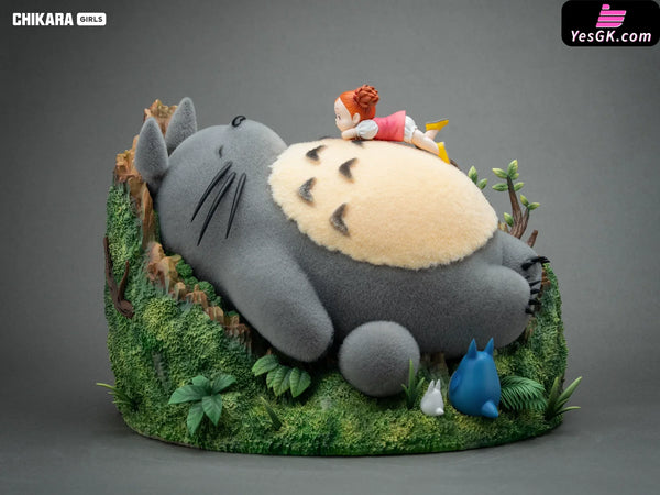 My Neighbor Totoro Sleeping Totoro & Mei 1/10 GK Statue - CHIKARA Studio [In-Stock] - Full Payment - Miyazaki Anime