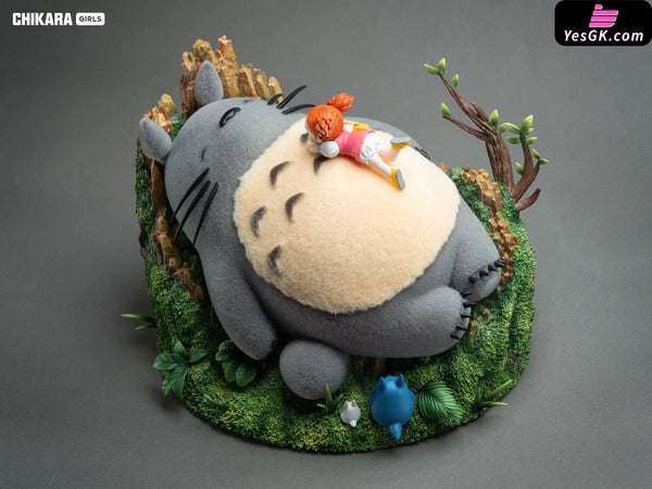 My Neighbor Totoro Sleeping Totoro & Mei 1/10 GK Statue - CHIKARA Studio [In-Stock] - Full Payment - Miyazaki Anime