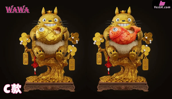 My Neighbor Totoro Wealth-Attracting Series Lucky Totoro Statue - WAWA Studio [In-Stock] - Full Payment / C Version