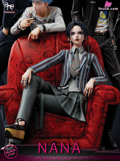 NANA Black Stones Osaki & Yasushi Takagi & Nobuo Terashima & Shinichi Okazaki 1/6 GK Statue - Pinksoul Studio