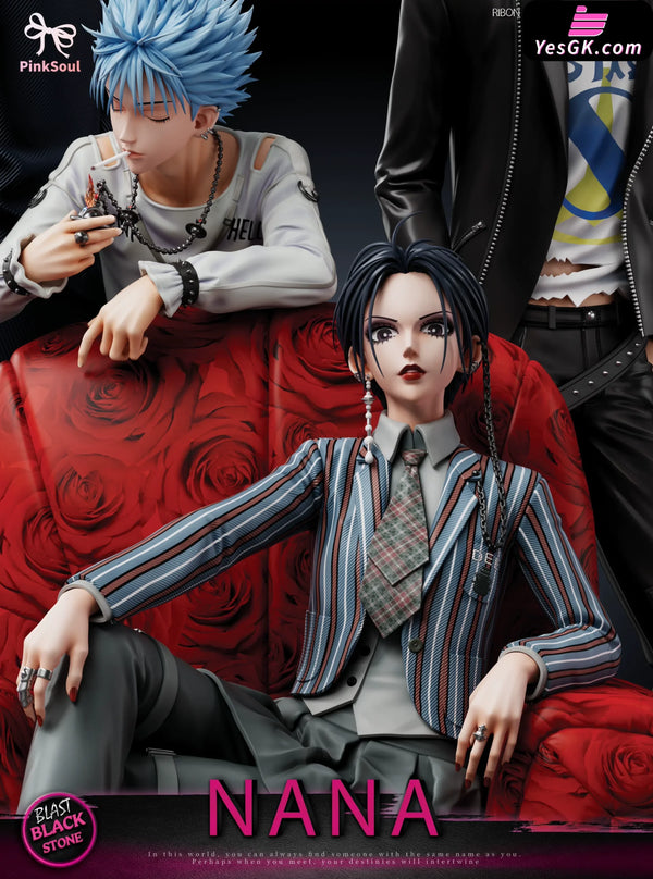 NANA Black Stones Osaki & Yasushi Takagi & Nobuo Terashima & Shinichi Okazaki 1/6 GK Statue - Pinksoul Studio