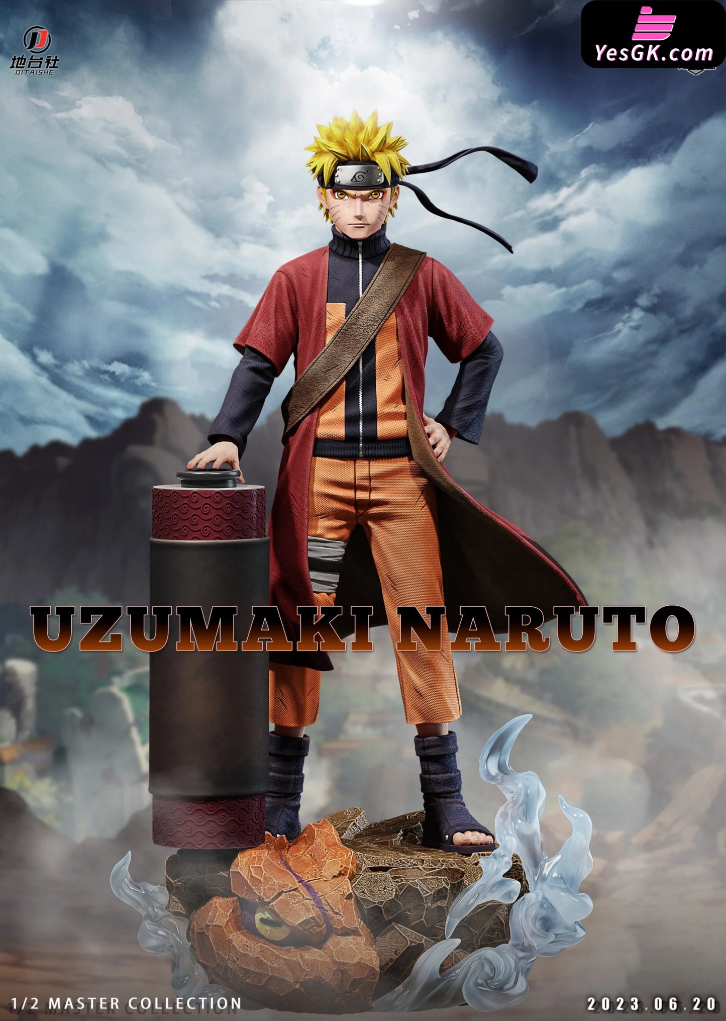 Naruto 1/2 Fairy mode Uzumaki Naruto Statue - Di Tai She Studio & TEMP –  YesGK