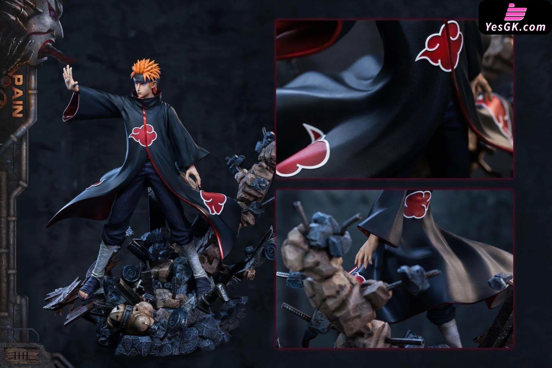 Naruto Akatsuki Pain Tendo Resin Statue - Mh Studio [In Stock]