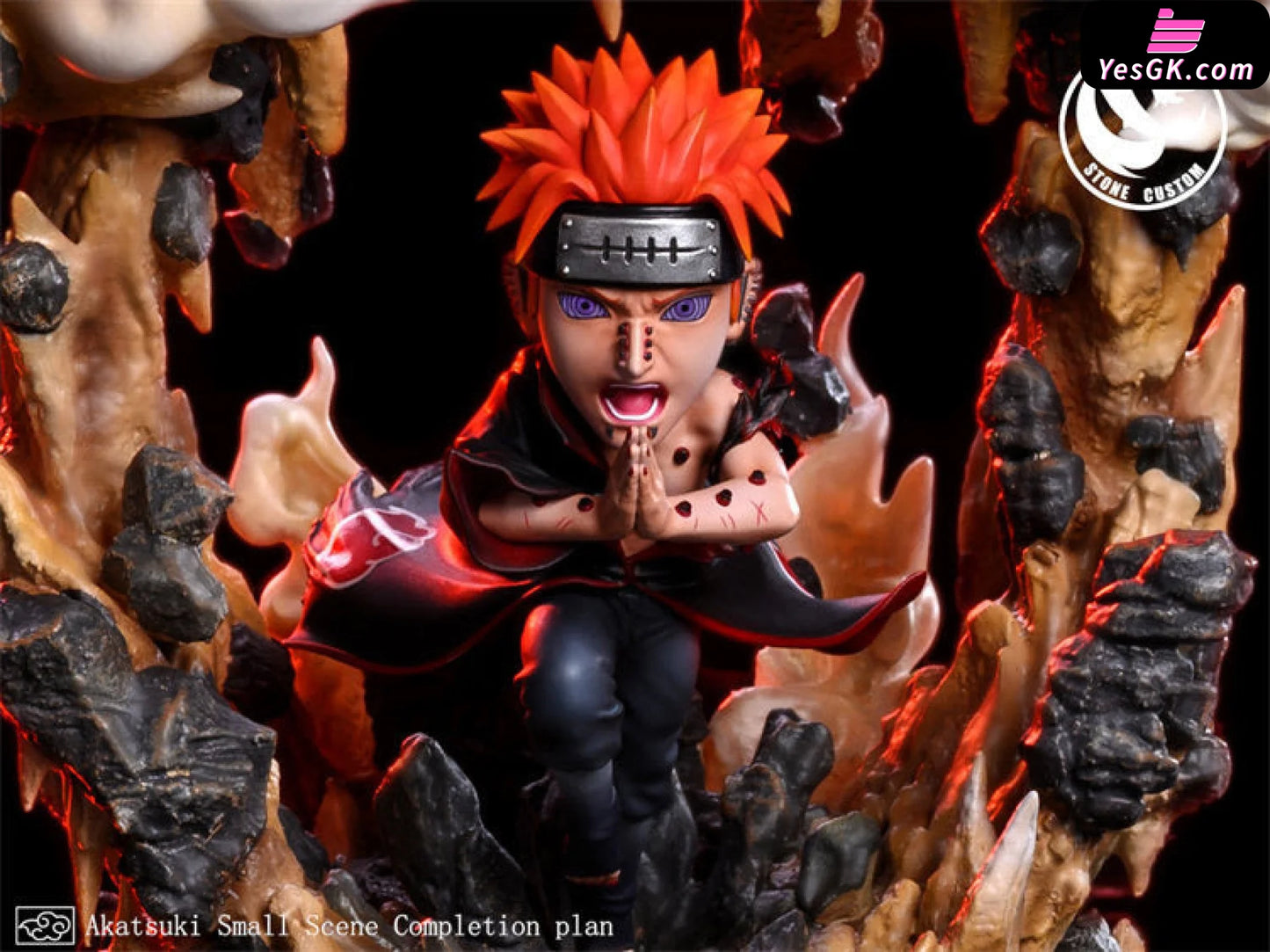 Naruto Akatsuki Series Pain And Konan Resin Statue - Stone Custom Studio [In Stock]