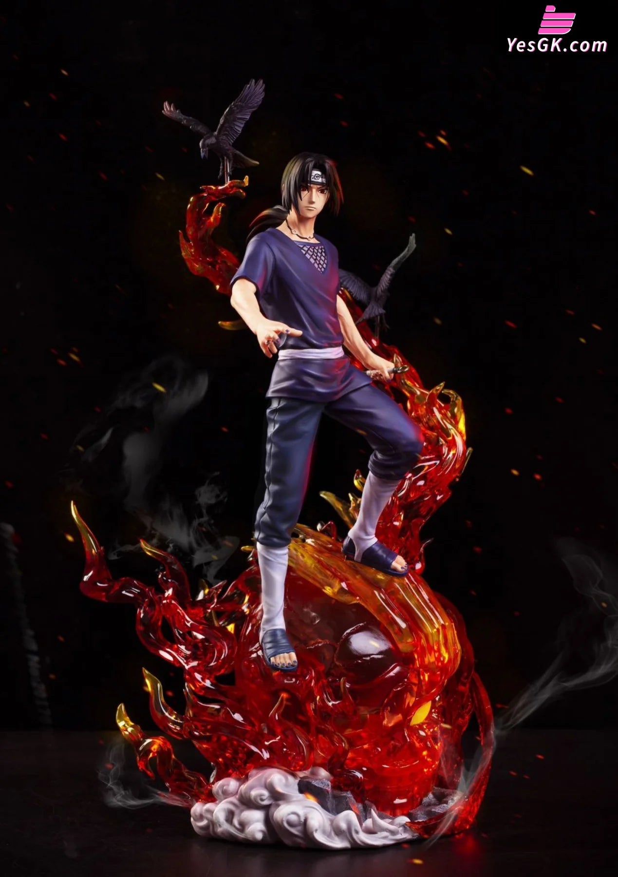 Naruto Akatsuki Series Uchiha Itachi Resin Statue - Burning Wind Studio [In Stock]
