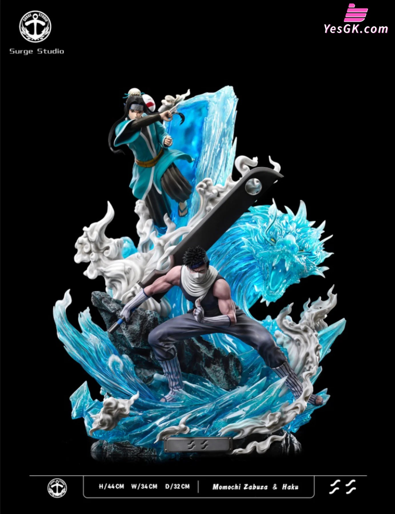 Naruto Momochi Zabuza & Haku Statue - Surge Studio [Pre