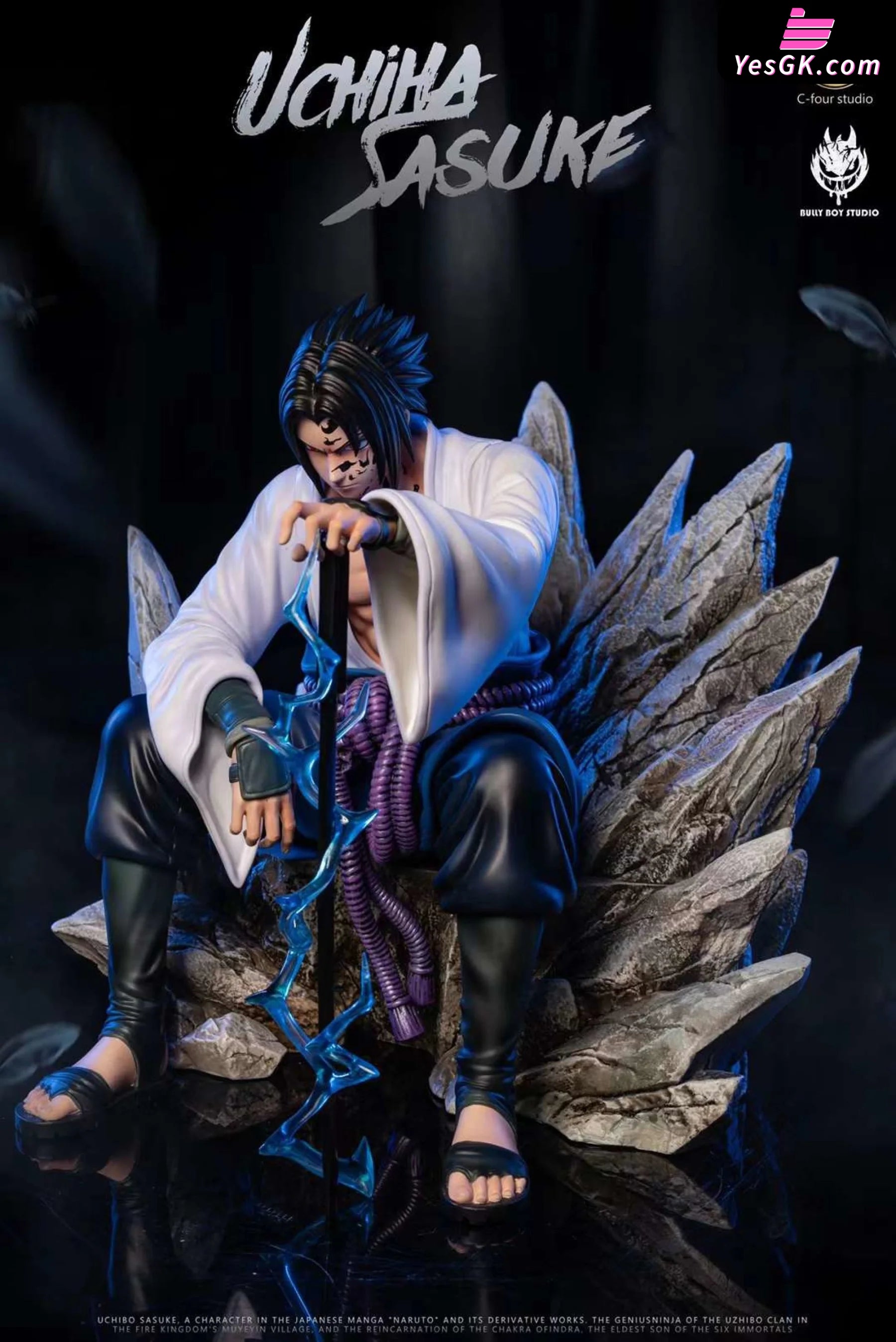 Naruto Seated Uchiha Sasuke Statue - BBS Studio & C4 Studio [In-Stock] –  YesGK