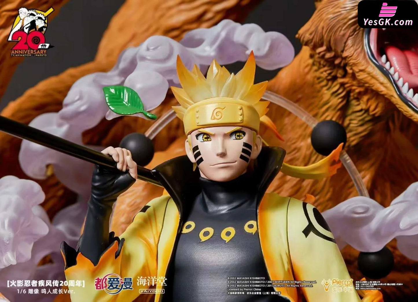 Naruto Shippuden 20th Anniversary Naruto Growth Ver. (Licensed) Statue –  YesGK