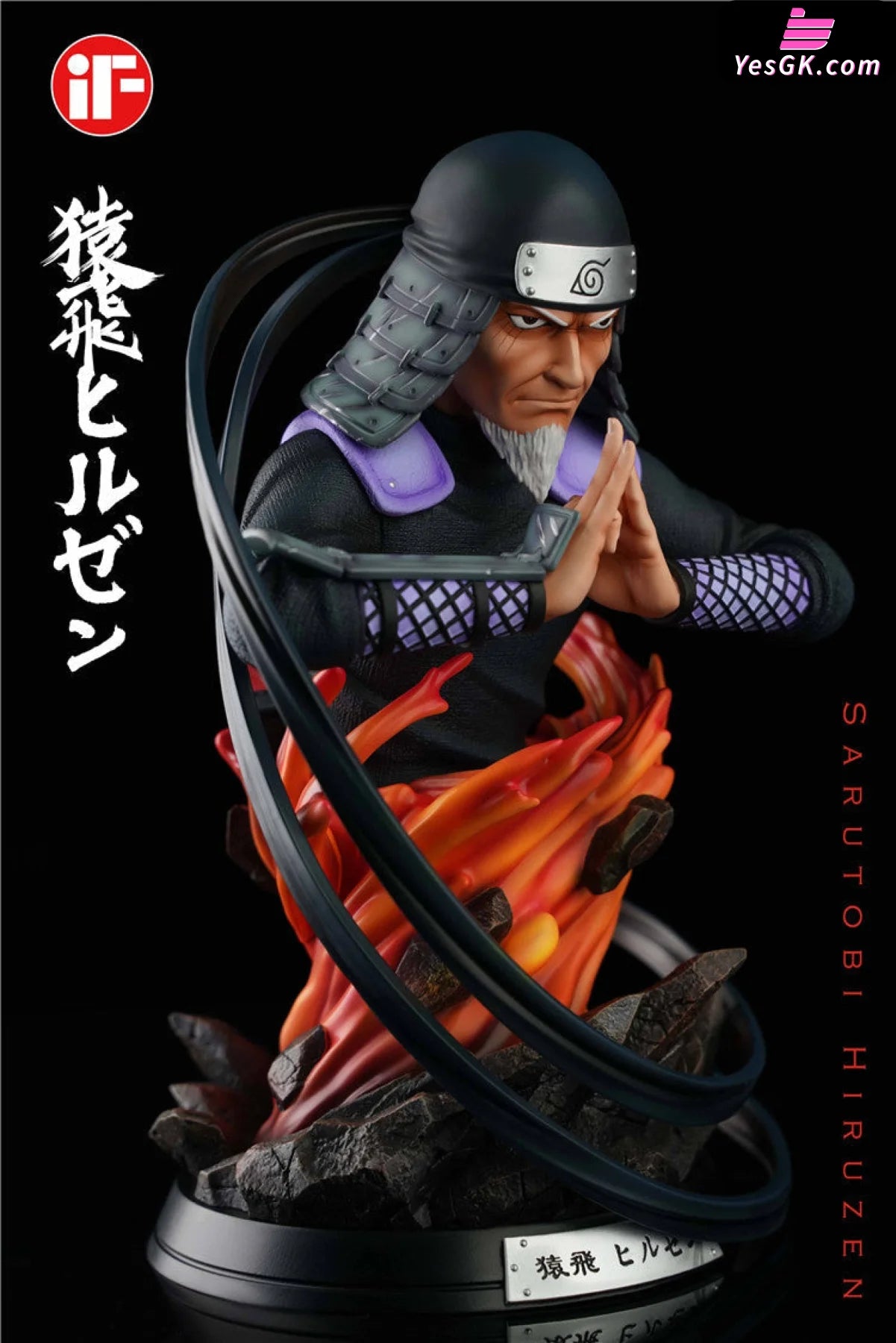 Naruto Real Collection 3 3 Hiruzen Sarutobi 3rd Hokage Figure Gashapon