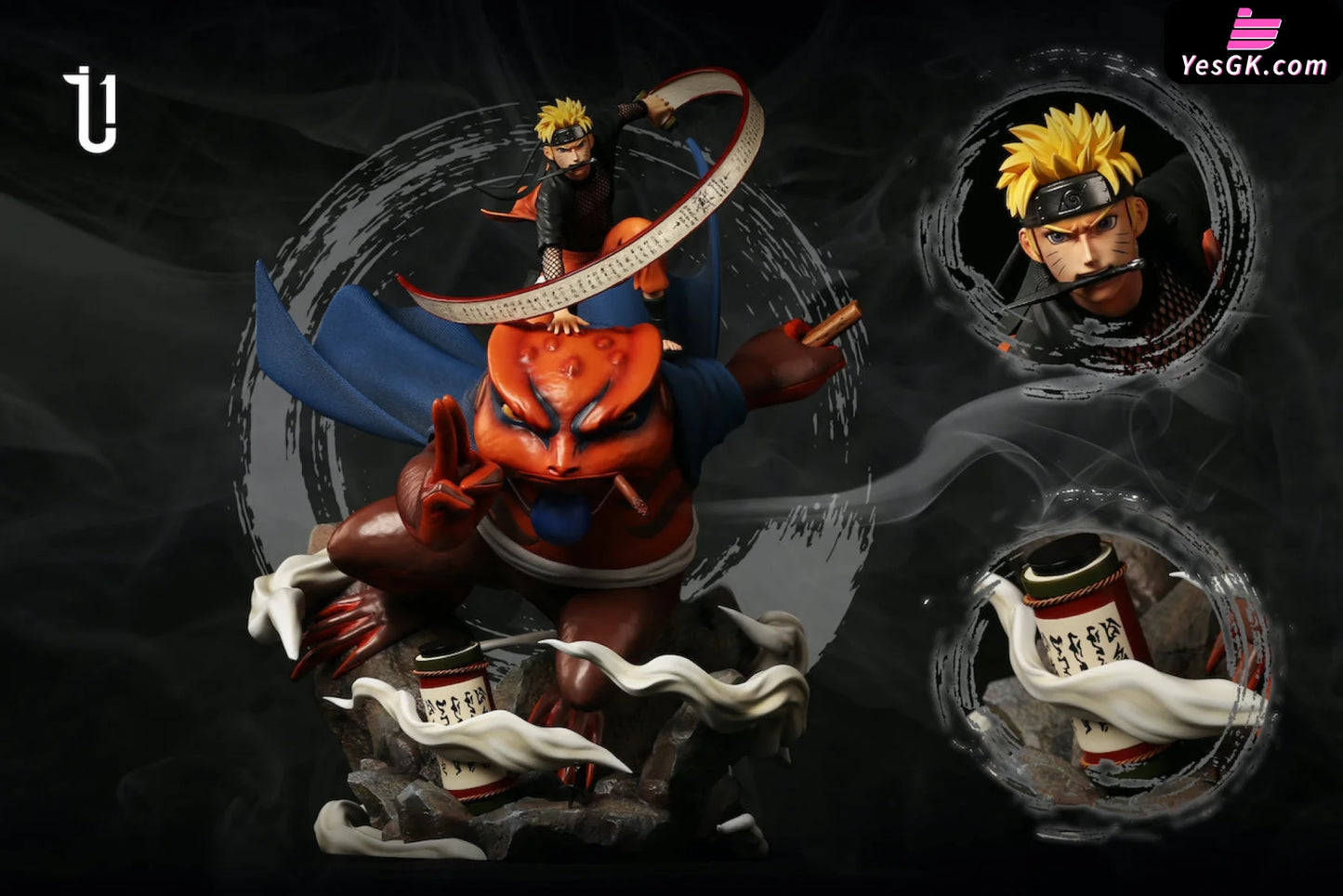 Naruto Uzumaki And Gamabunta Resin Statue - T1 Studio [In Stock]