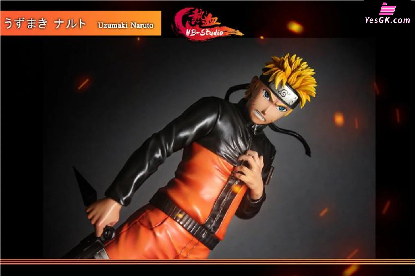 Naruto Uzumaki And Kurama Resin Statue - Hot Blood Studio [In Stock]