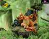 Nature Series Charizard Family – Pokemon Resin Statue - Moon Shadow Studio [In Stock] Pokémon