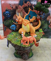 Nature Series Charizard Family – Pokemon Resin Statue - Moon Shadow Studio [In Stock] Pokémon