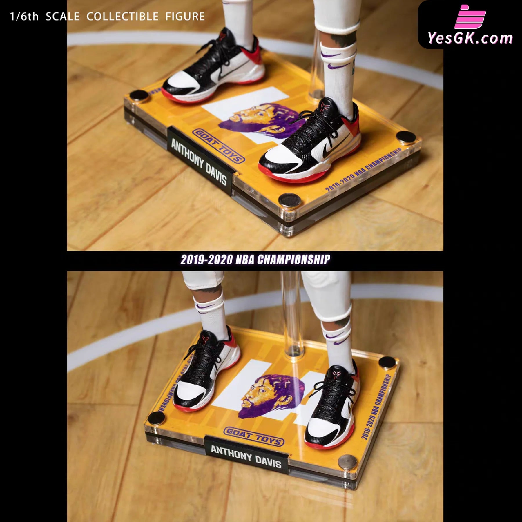 Nba 1/6 Anthony Davis Lal Championship Set Action Figure - Goat Toys Studio [Pre-Order]