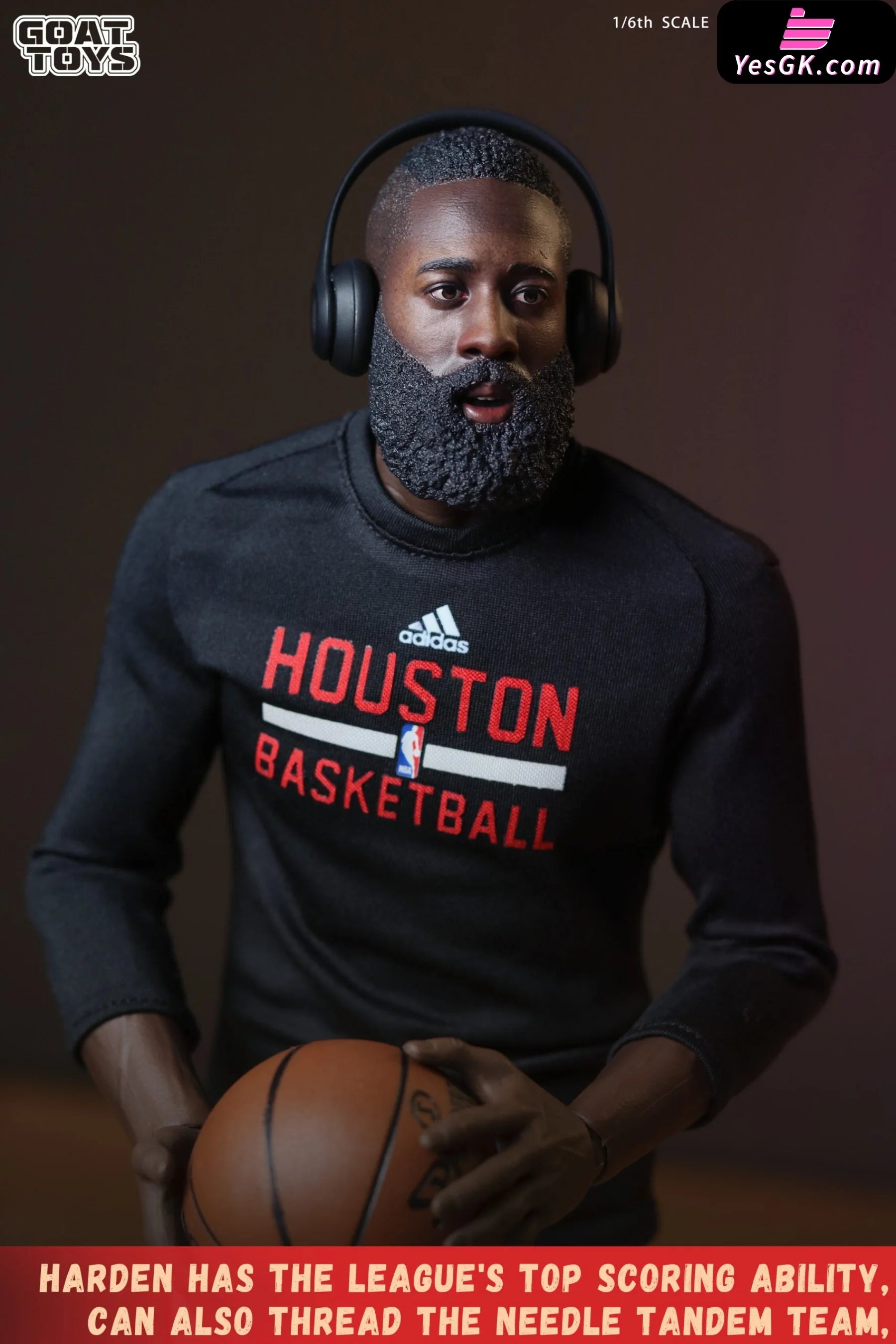 Nba 1/6 James Harden Action Figure - Goat Toys Studio [Pre-Order]