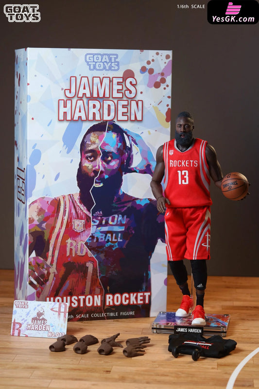 Nba 1/6 James Harden Action Figure - Goat Toys Studio [Pre-Order] Deposit / Scale