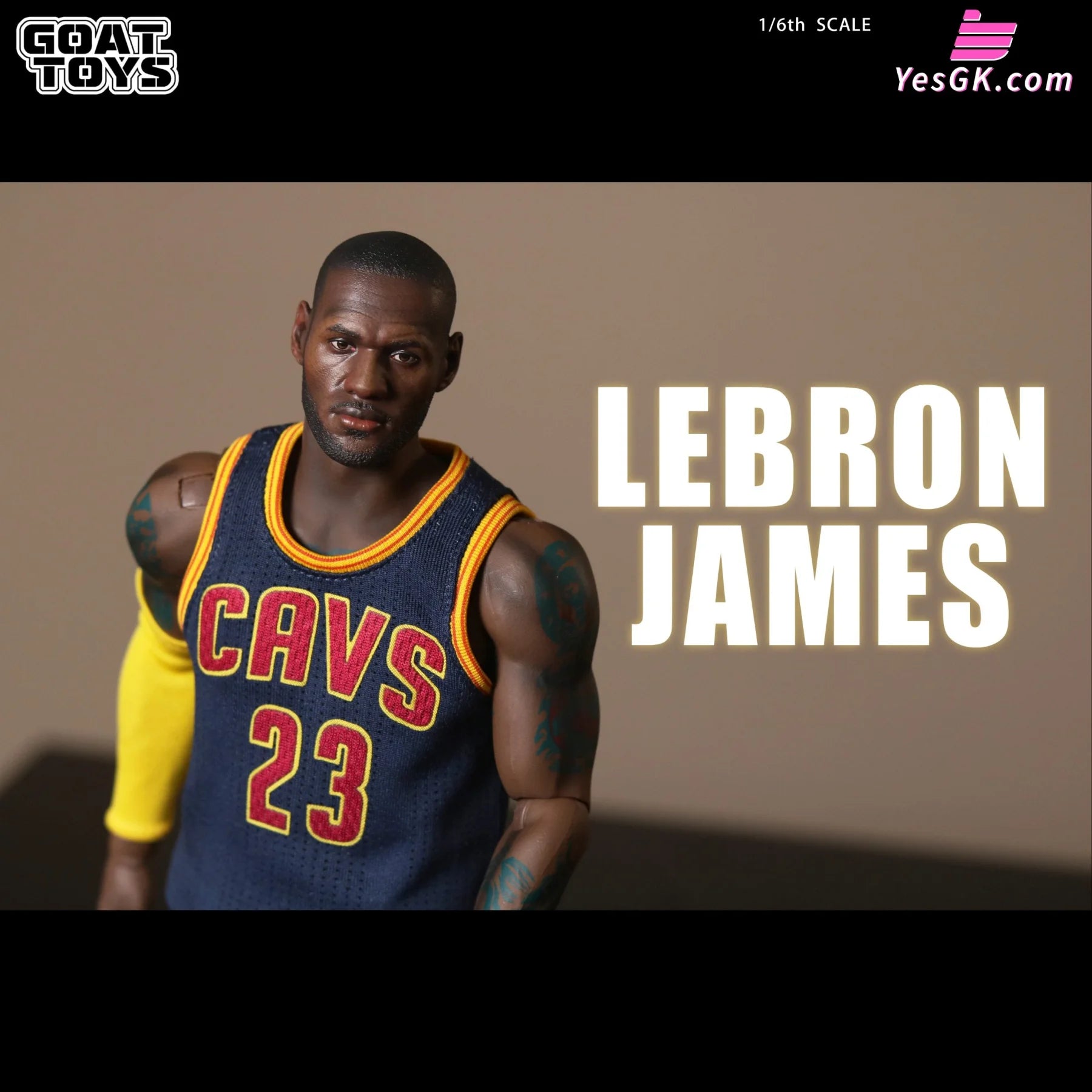 Nba 1/6 Lebron James Action Figure - Goat Toys Studio [Pre-Order]