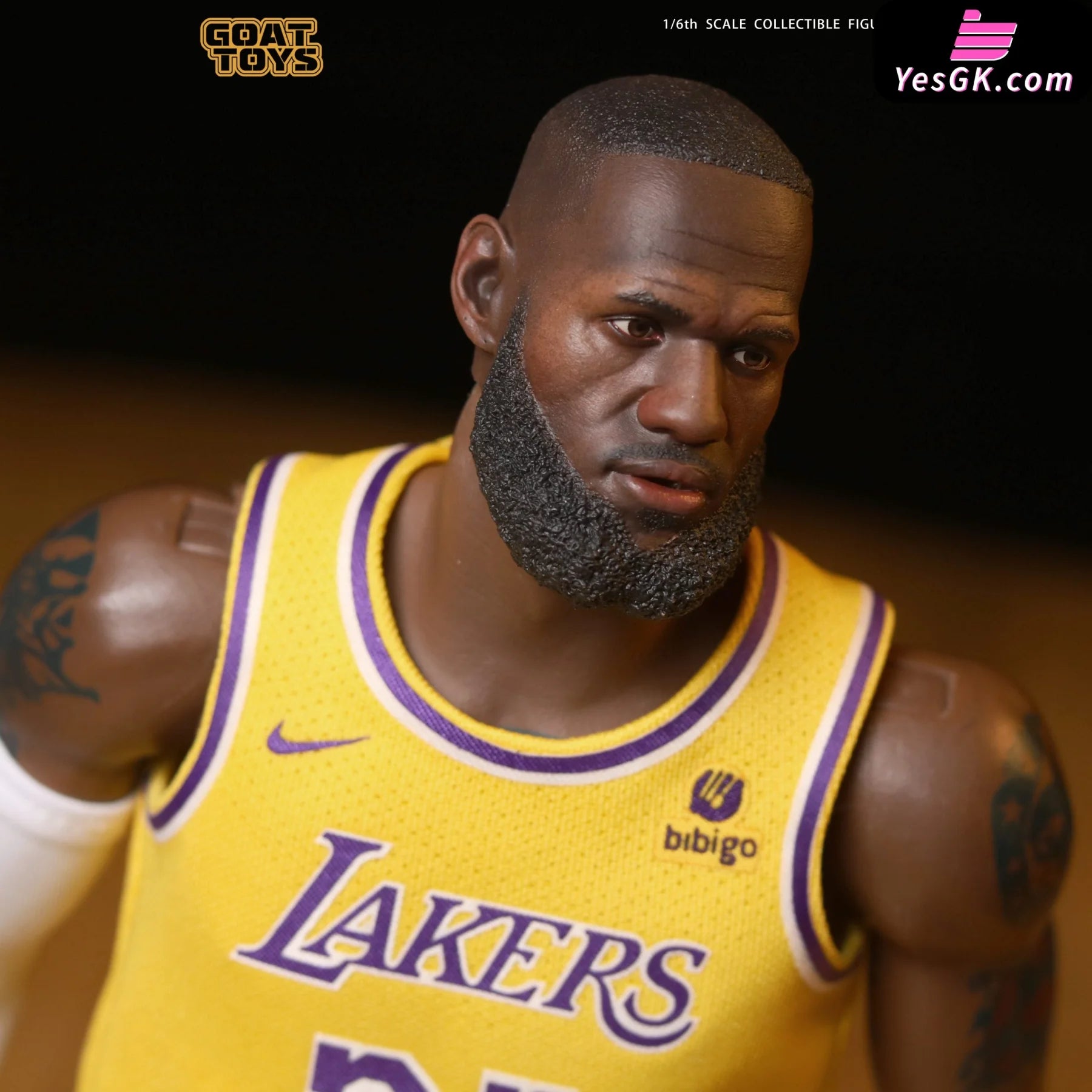 Nba Anniversary Limited Edition 1/6 Lebron James Lal Set Action Figure - Goat Toys Studio