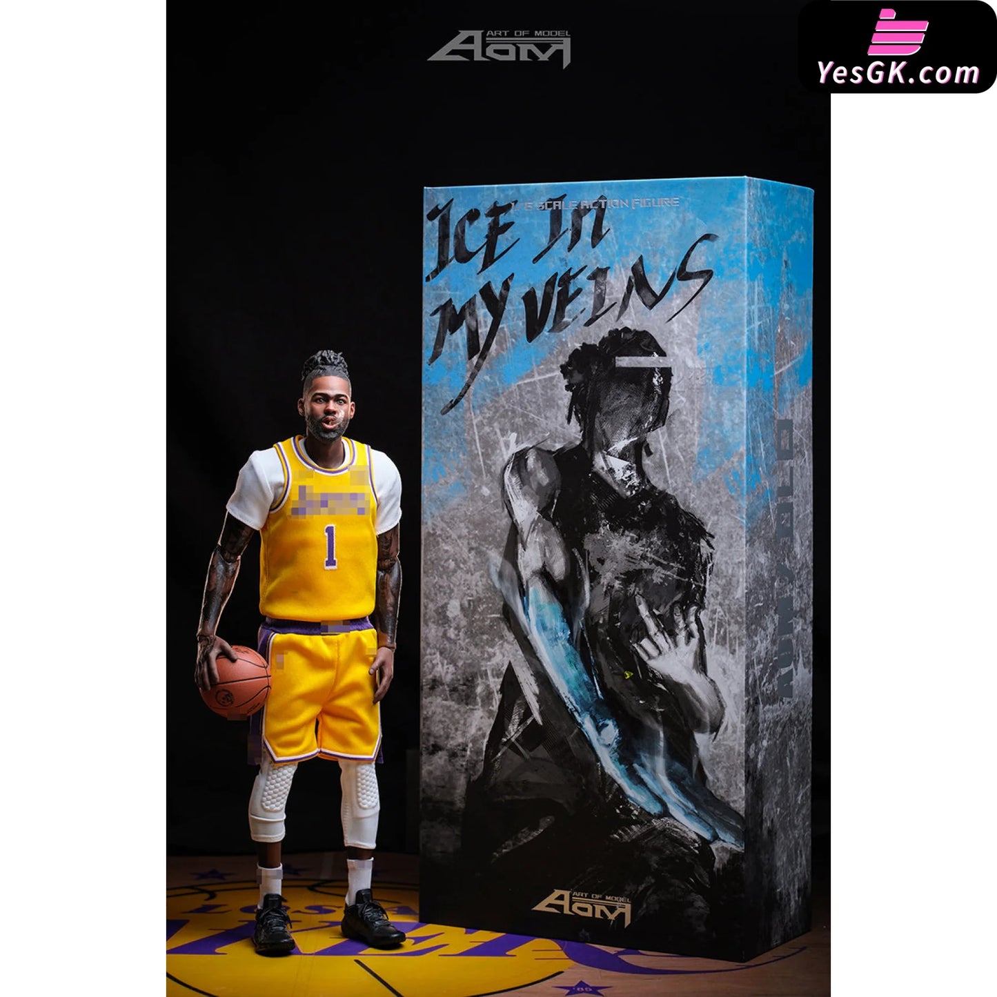 Nba D’angelo Russell 1/6 Suit Action Figure - Aom Toys Studio [Pre-Order]