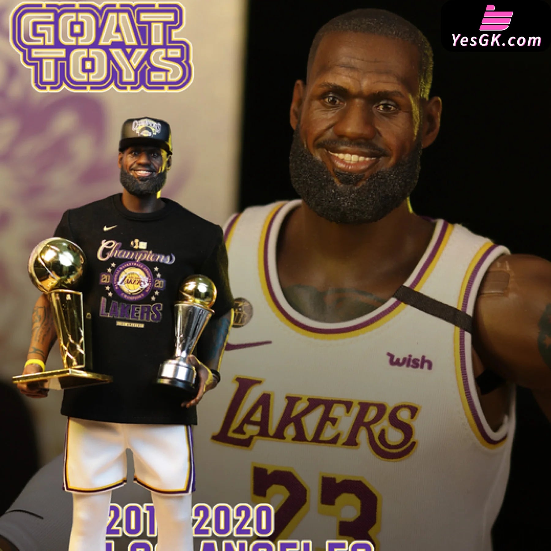 Nba James Lakers Championship Suit Statue - Goat Toys Studio [Pre-Order] Others