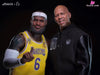 Nba Lbj Skyhook Jbr Historical Scoring King Single Set Double Statue - Aom Toys Studio [Pre-Order]