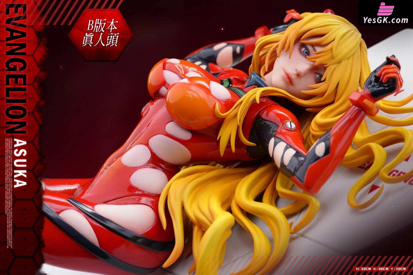 Neon Genesis Evangelion Asuka Statue - Sea Art Studio [Pre-Order] Deposit / B (Realistic Style Head