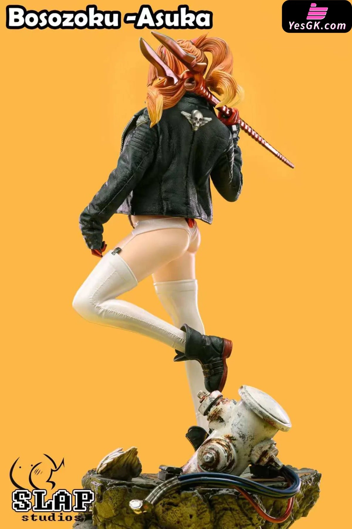 Neon Genesis Evangelion Bosozoku Series First: Soryu Asuka Langley & Harley Quinn Statue - Slap