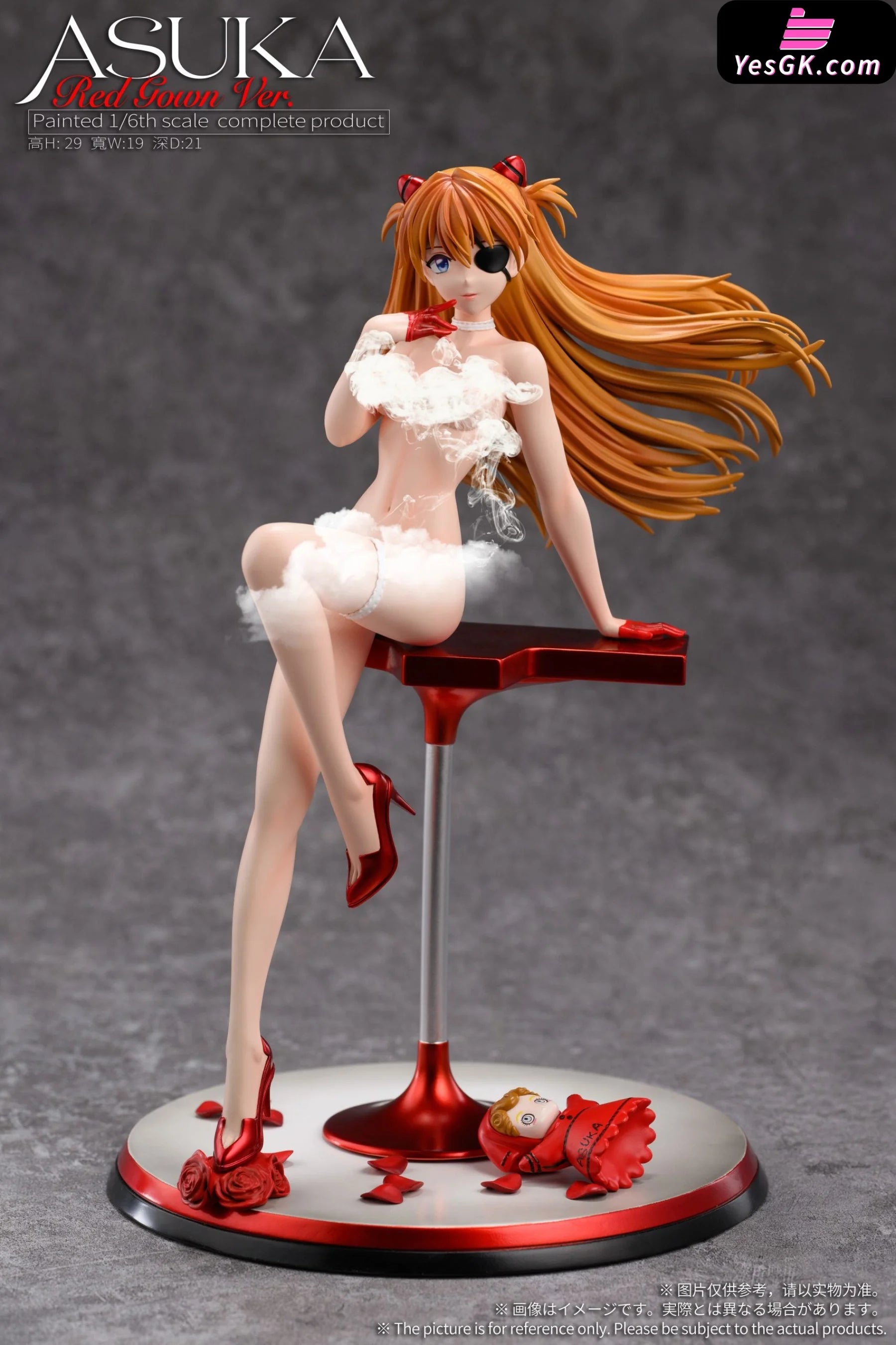 Neon Genesis Evangelion Dress Girl Asuka Statue - Wonderland Studio [Pre-Order] Deposit / B + Dlc