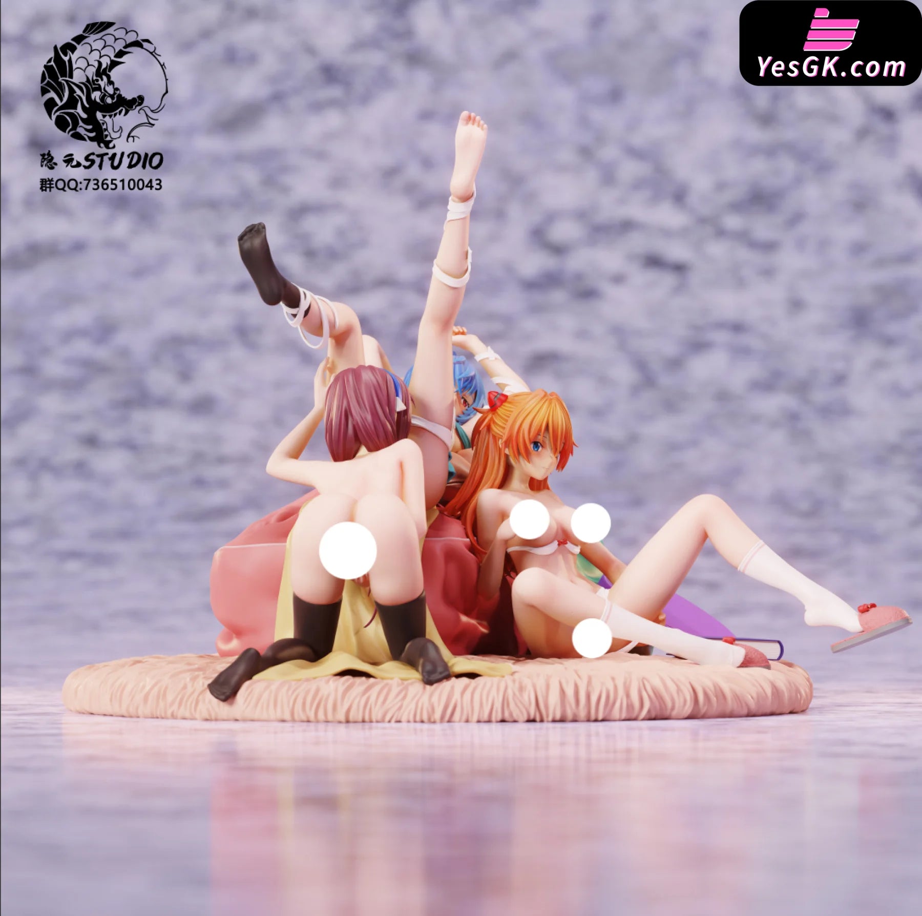 Neon Genesis Evangelion EVA Kinky Party Resin Statue - Yin Yuan Studio –  YesGK