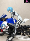 Neon Genesis Evangelion Motorcycle Soryu Asuka Langley & Ayanami Rei Statue - Dragon Stone Studio