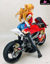 Neon Genesis Evangelion Motorcycle Soryu Asuka Langley & Ayanami Rei Statue - Dragon Stone Studio