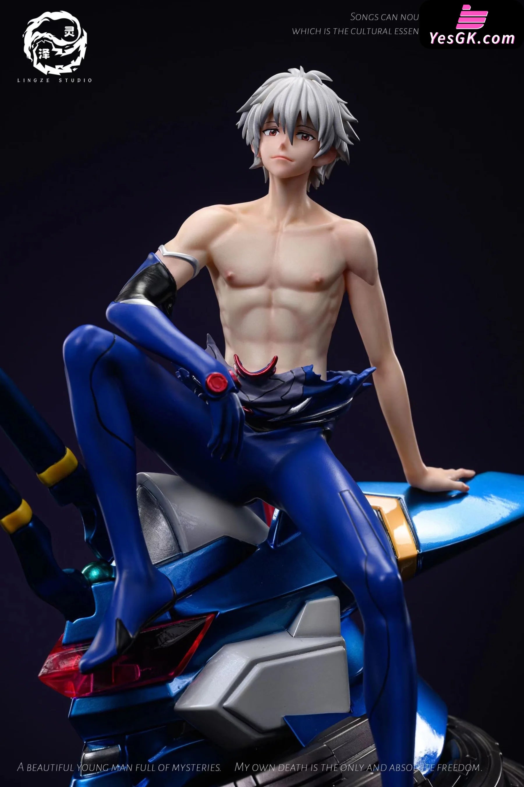 Neon Genesis Evangelion Nagisa Kaworu Resin Statue - LING ZE