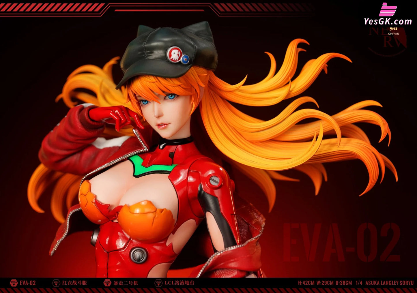 Neon Genesis Evangelion Soryu Asuka Langley Statue - Chiyan Studio [Pre-Order]