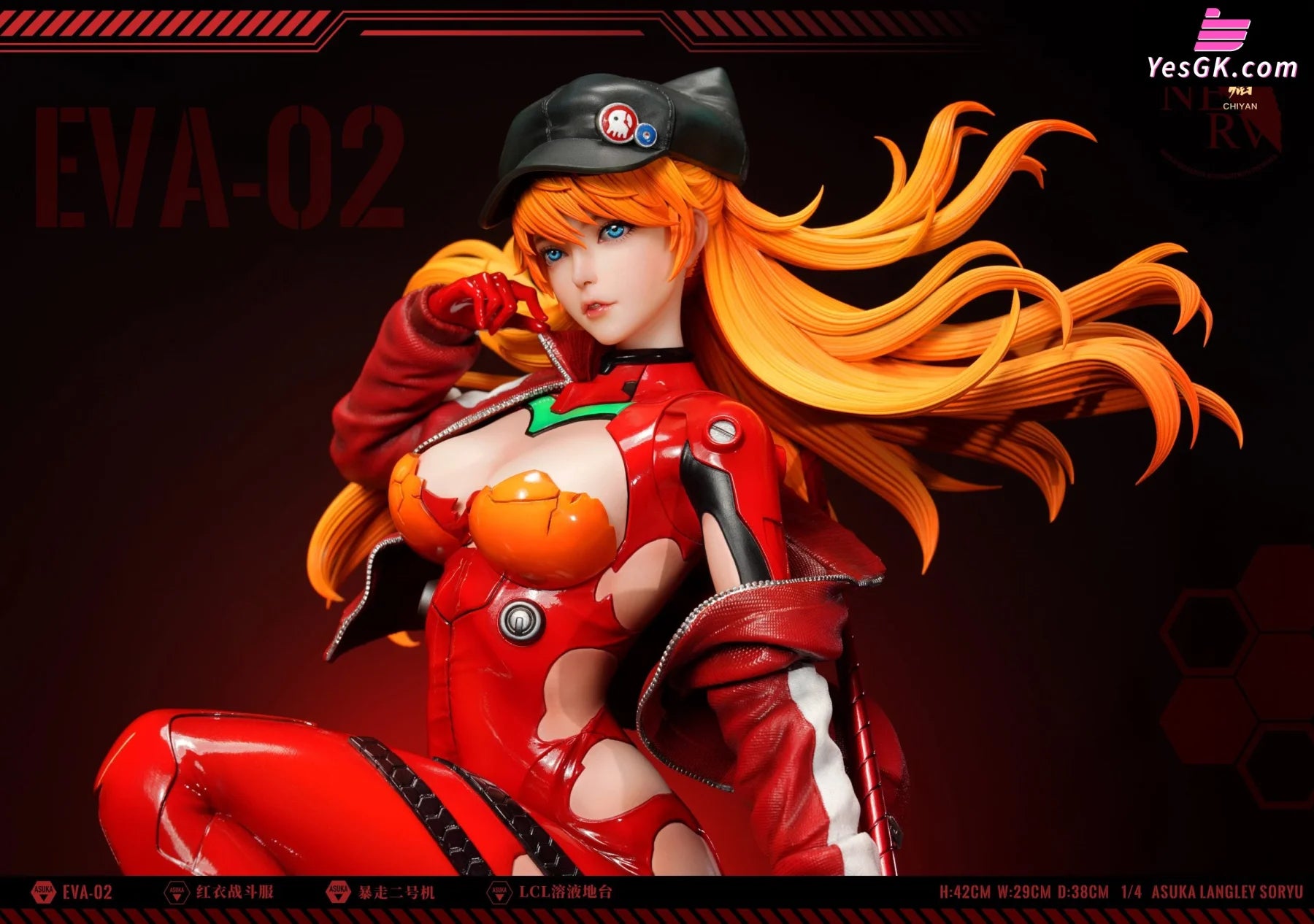 Neon Genesis Evangelion Soryu Asuka Langley Statue - Chiyan Studio [Pre-Order]