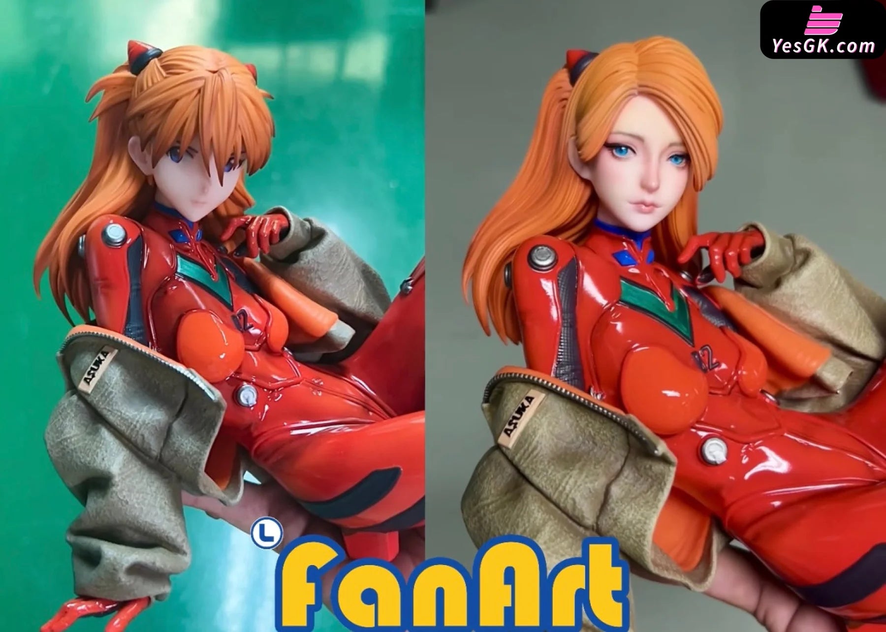 Neon Genesis Evangelion Soryu Asuka Langley Statue - Fanart Studio [Pre-Order]