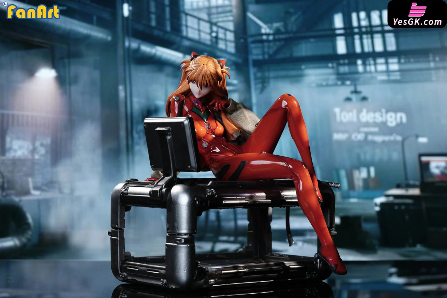 Neon Genesis Evangelion Soryu Asuka Langley Statue - Fanart Studio [Pre-Order]