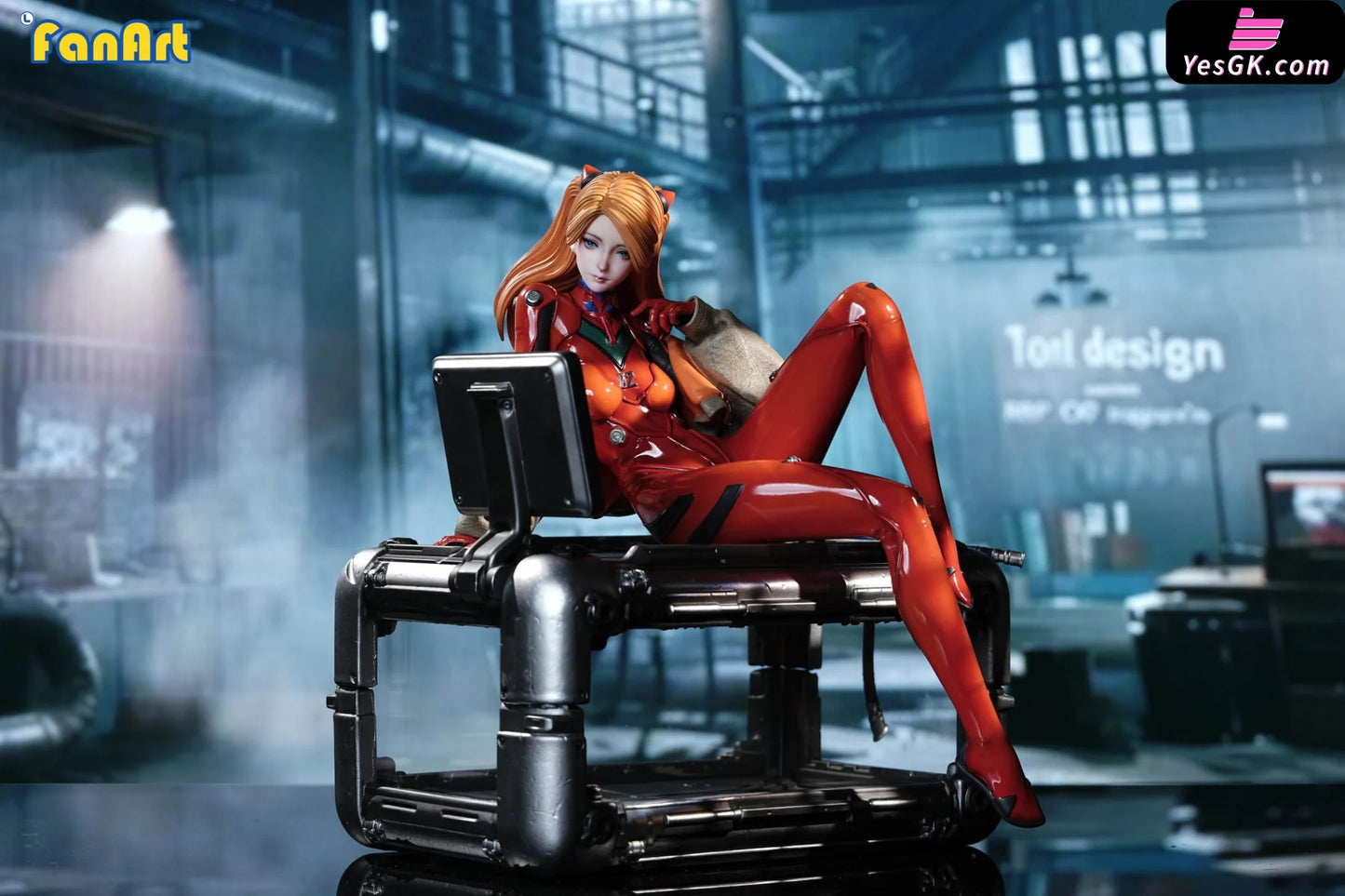 Neon Genesis Evangelion Soryu Asuka Langley Statue - Fanart Studio [Pre-Order]